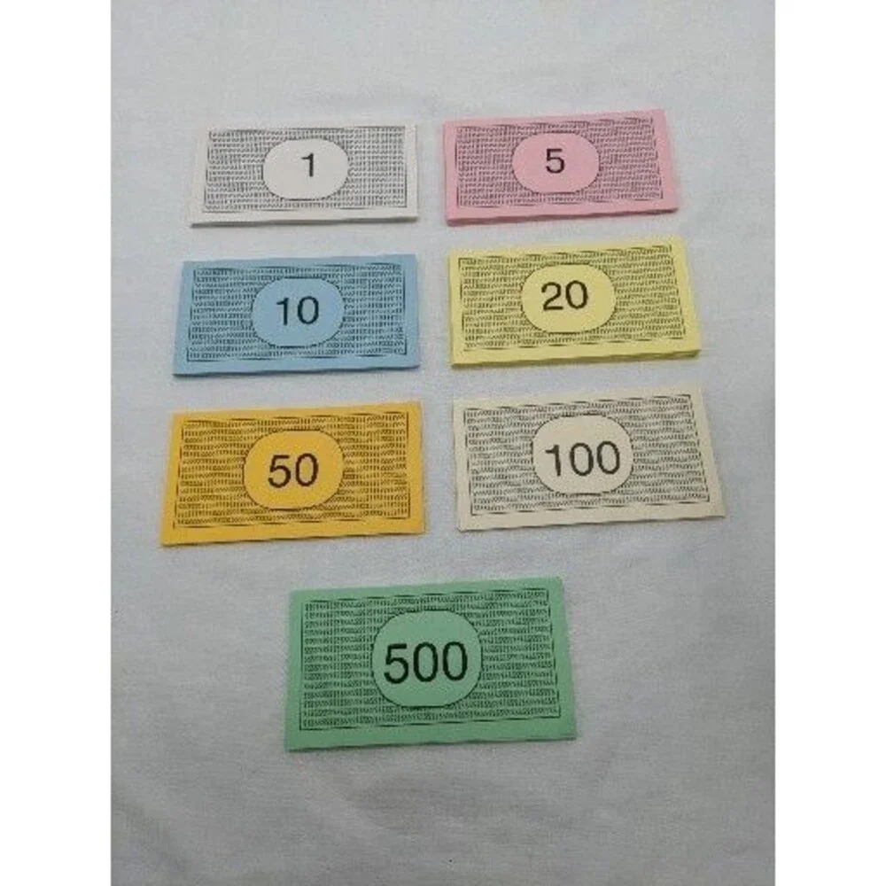 Lot Of (100+) Board Game Play Money 1s 5s 10s 20s 50s 100s 500s